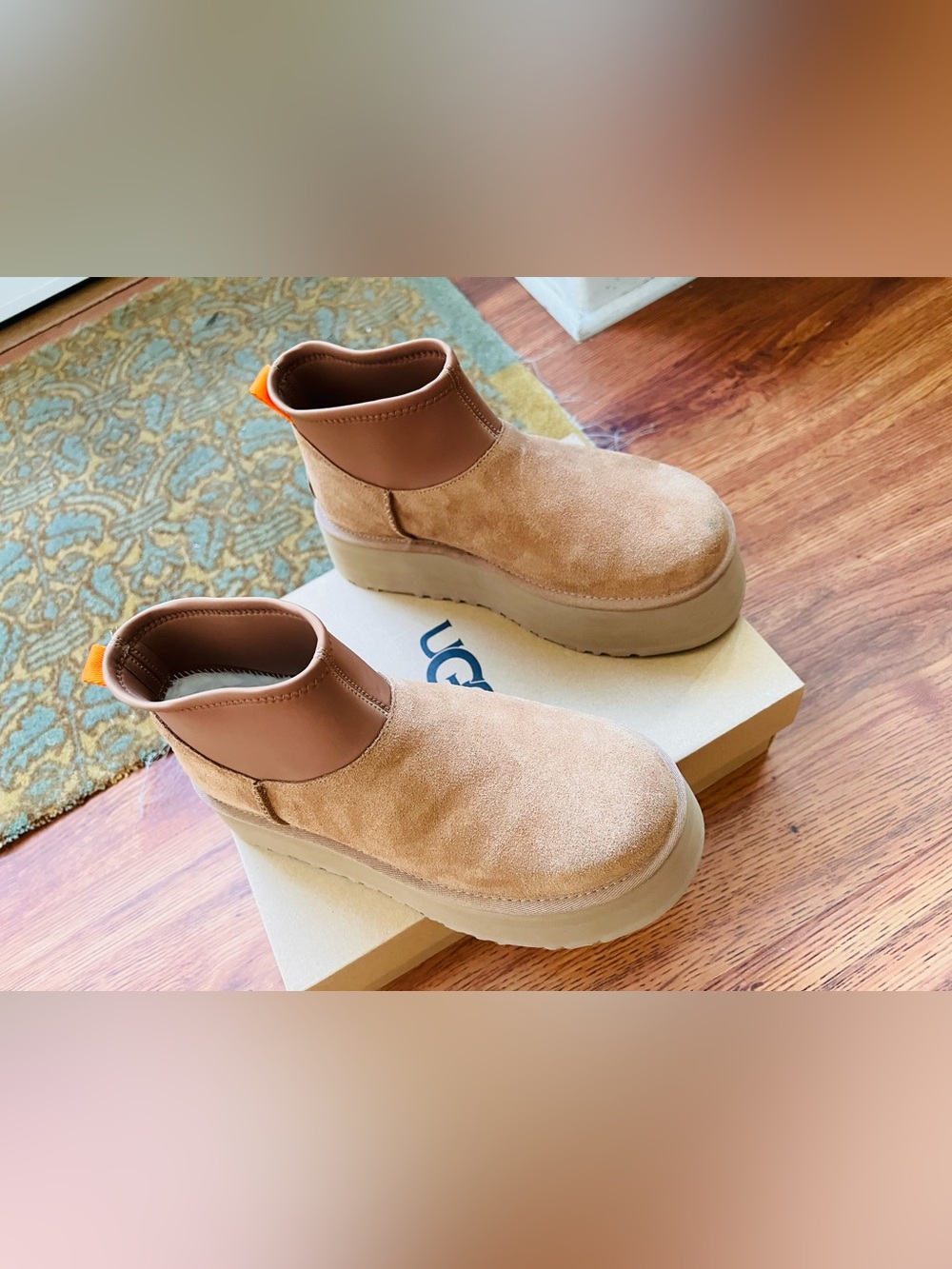 NWT box UGG dipper Classic Mini
Platform Boot